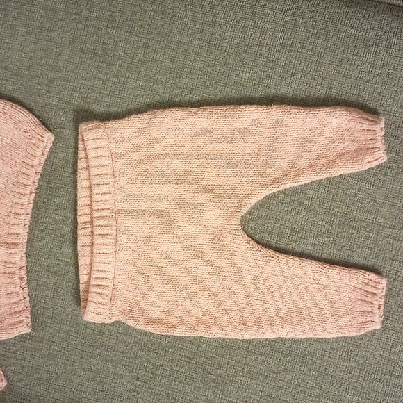 Baby Girl Pink Matching Sweater Set - Picture 4 of 4